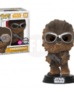 Star Wars Solo POP! Movies Vinyl Bobble-Head Chewie W/Goggles (Flocked) 9 cm